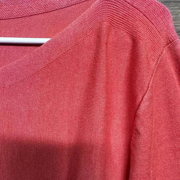 Chico's Pink Long Sleeve Sweater Shirt - Picture 3 of 6